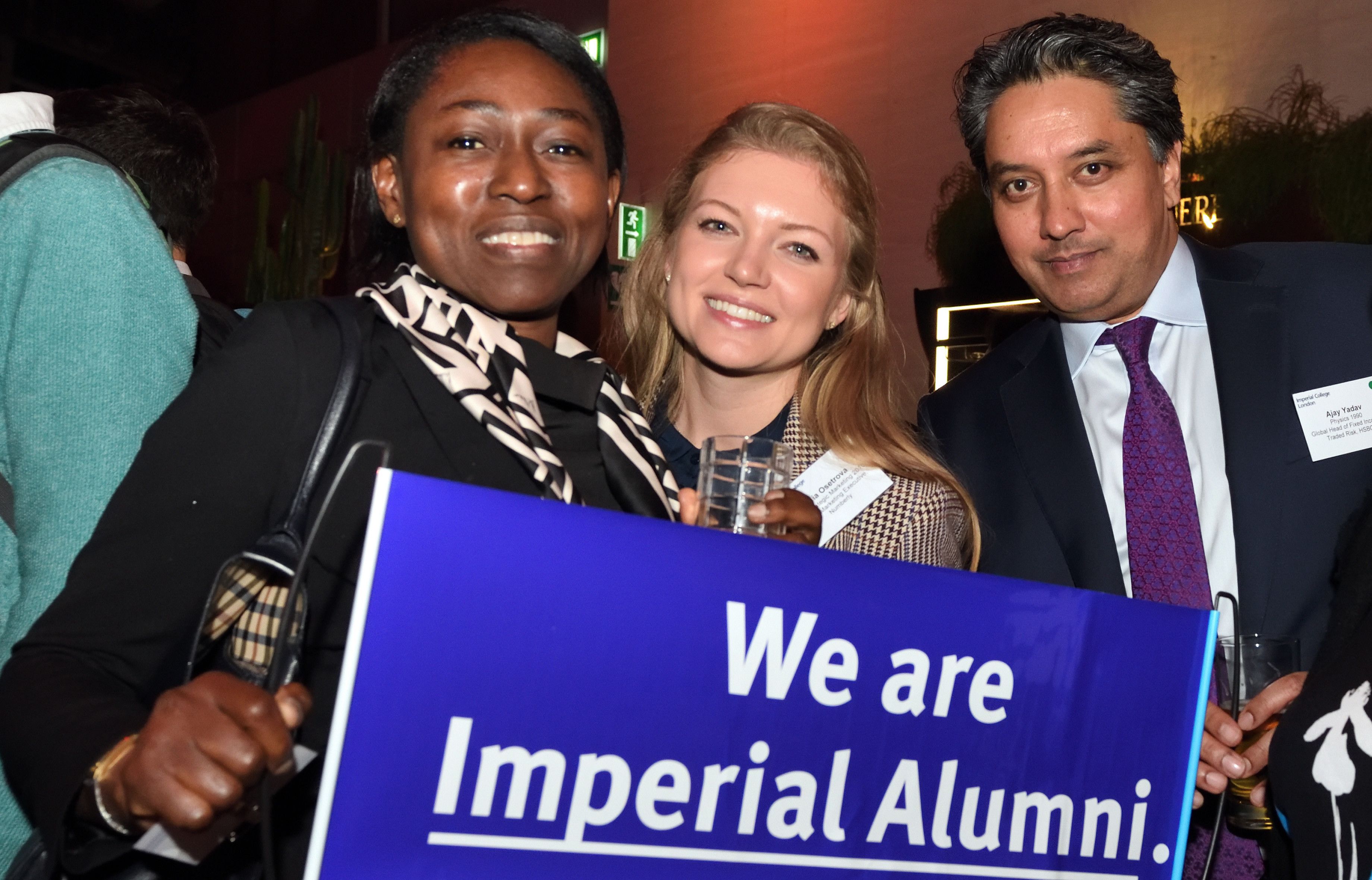 Alumni at reunion event