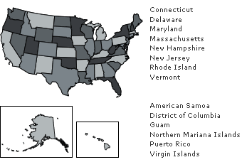 map of states