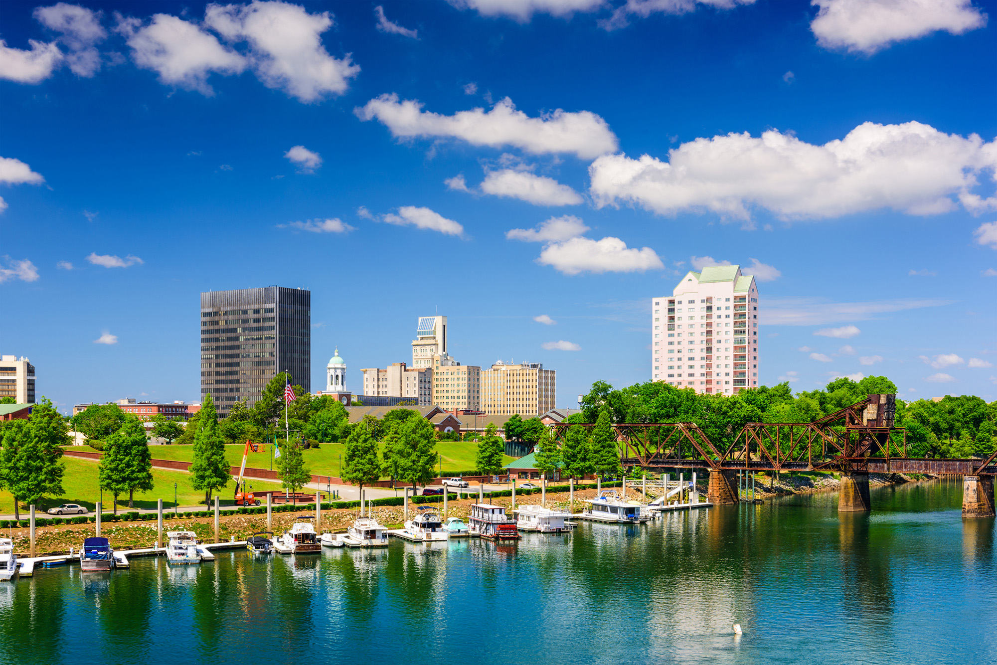 Augusta, Georgia, USA on the Savannah River.