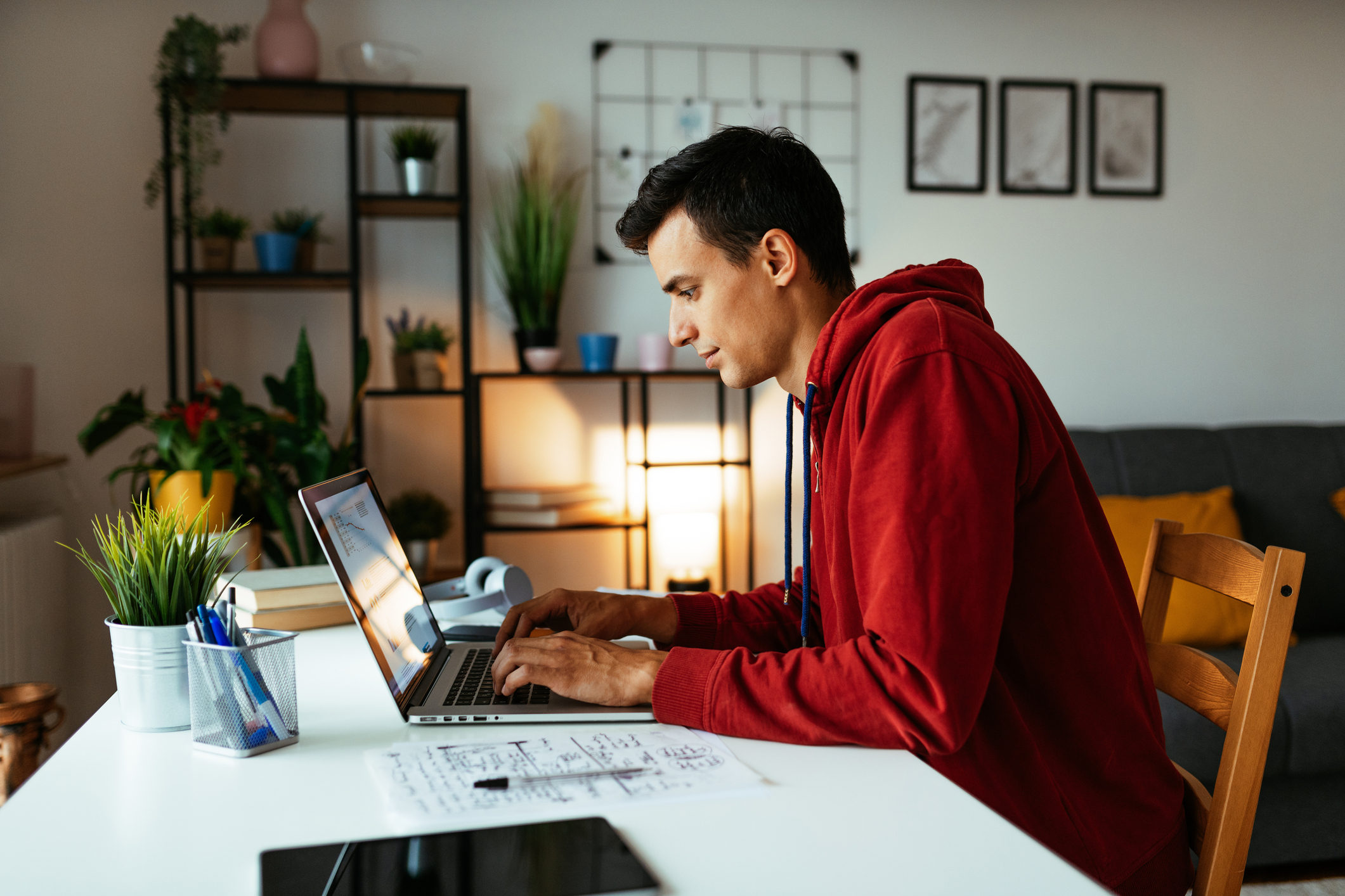 Working at home - remote work and studying during and after coronavirus pandemic