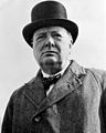 Winston Churchill, politician și scriitor britanic, prim-ministru al Regatului Unit, laureat al Premiului Nobel