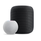 HomePod vs HomePod mini.