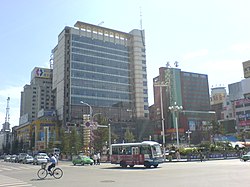 Yanji skyline, August 2006.