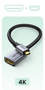 micro HDMI to HDMI adapter