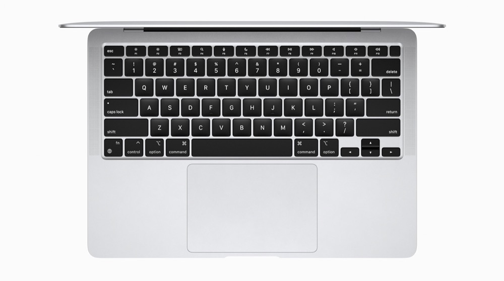 MacBook Air met M1-chip en toetsenbord