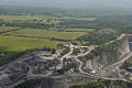 Limestone quarry at Cedar Creek, Virginia, USA