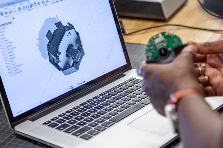 Product design for a camera that collects real-time remote data