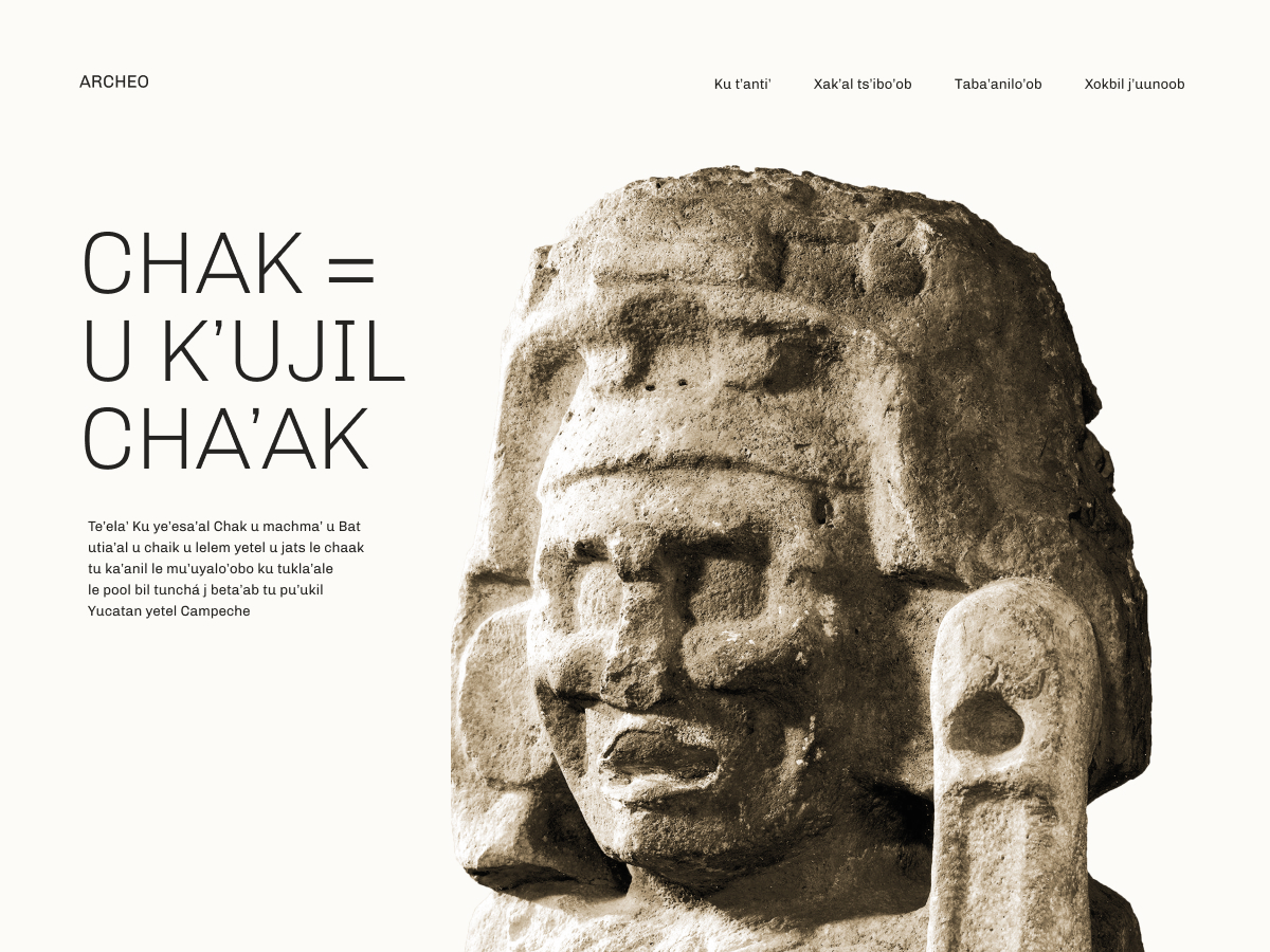 A theme inspired by Mayan history and culture