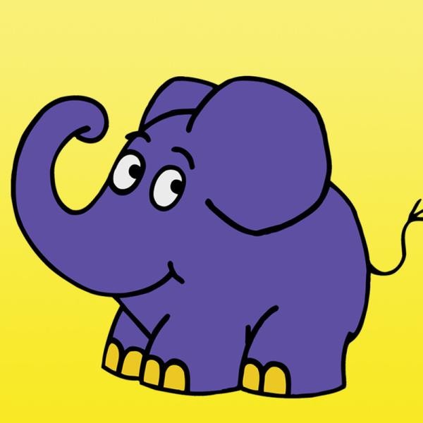 Fröhlich trompetend leitet der kleine, blaue Elefant durch seine Sendung, die sich speziell an Drei- bis Fünfjährige richtet. In dem neuen Unterhaltungsmagazin zum Staunen, Entdecken, Lachen und Mitmachen dreht sich alles um die Welt der Vorschulkinder. | Rechte: WDR/Herby Sachs (M, Bergstein, Fußwinkel)