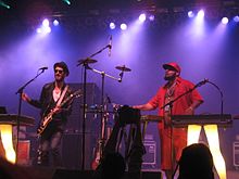 Chromeo performing at Bonnaroo Music and Arts Festival 2, by divertingbailey.jpg