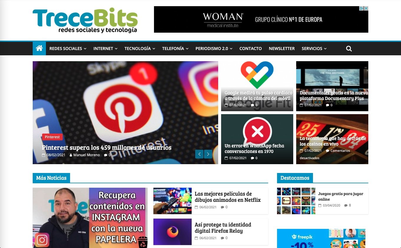 Trecebits - Redes sociales