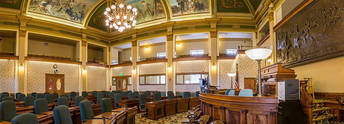 Interior of the Senate Chambers