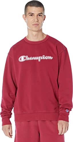 Vintage Wash Varsity Crew Sweatshirt