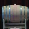 A barrel is seen on a rack at the Lambert Bridge Winery in Healdsburg.