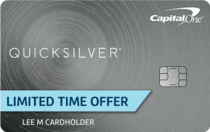 Capital One Quicksilver Student Cash Rewards Credit Card