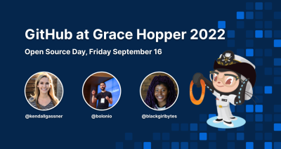 Join GitHub at the Grace Hopper Celebration 2022