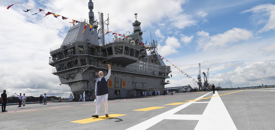 Exclusive pictures from commissioning ceremony of INS Vikrant