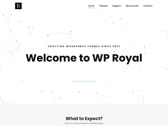 WP Royal hjemmeside