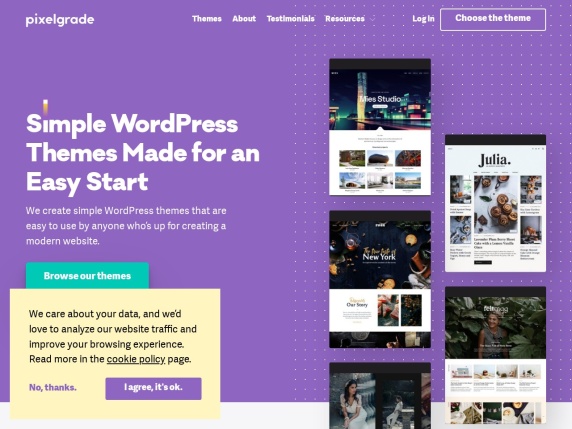 Web de Pixelgrade