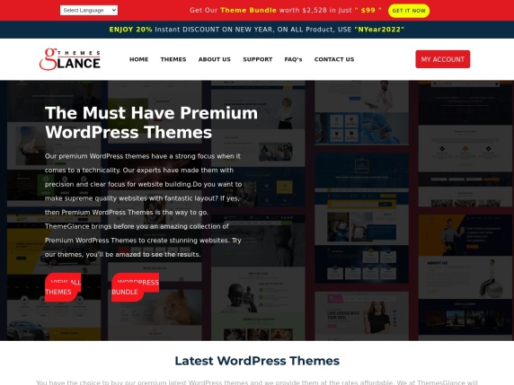 Web de Themes Glance