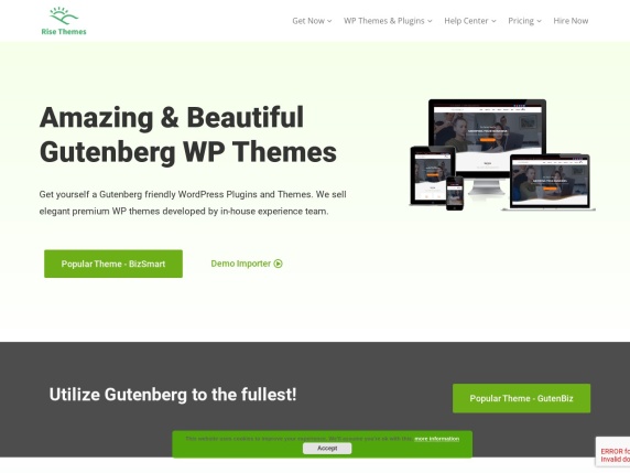 Web de Rise Themes