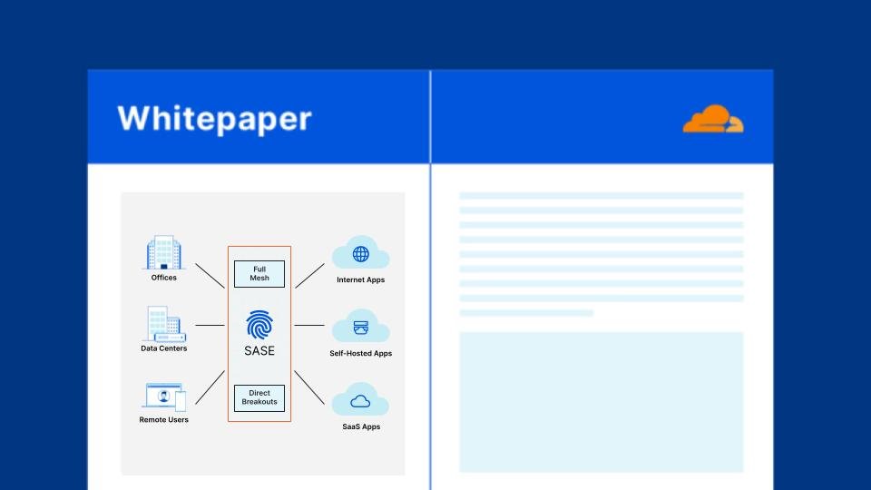 Thumbnail - Cloudflare One Resources - SASE Whitepaper