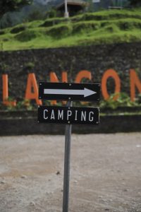 camping sign