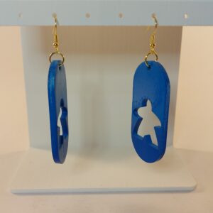 Earrings (pill meeple)