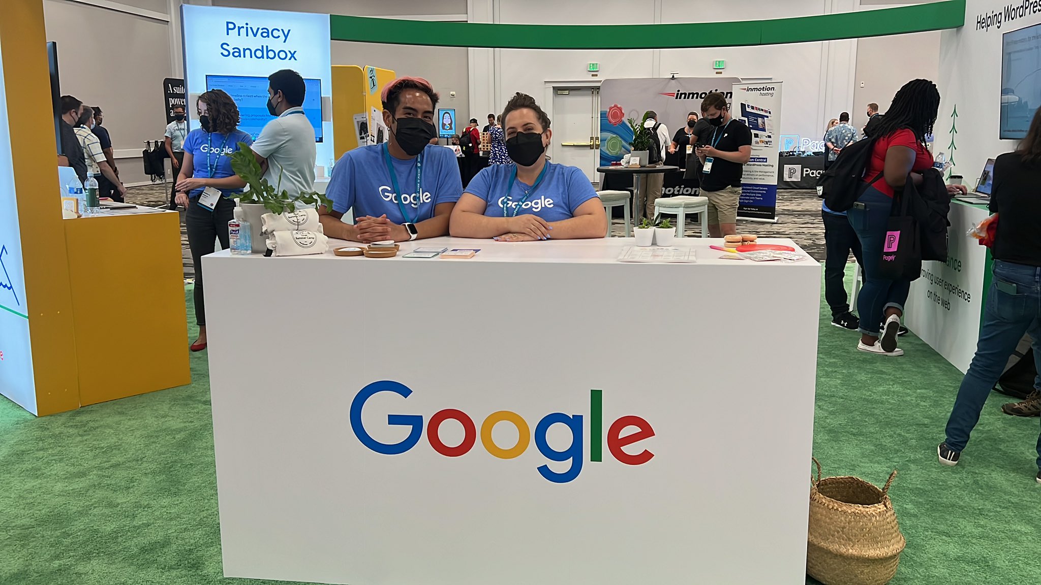 Google and sitekit booth