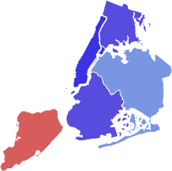 NYC mayoral election results by borough 2021.svg