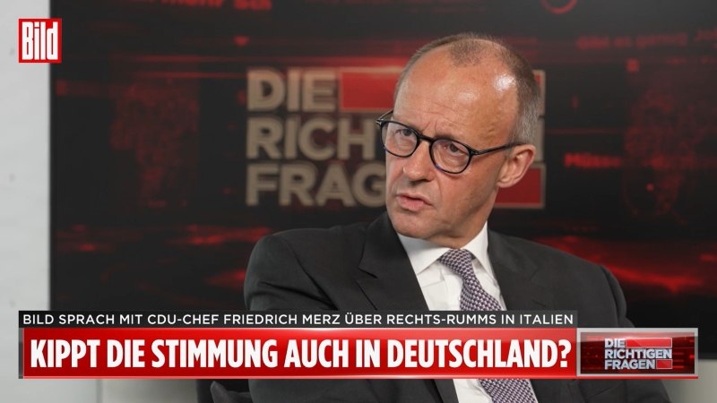 Friedrich Merz im "Bild"-Interview