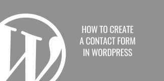 How to create a contact form in WordPress