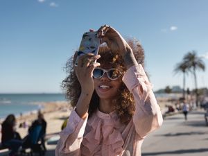 person taking a selfie