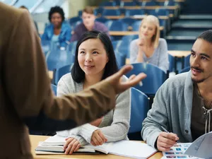 students in a lecture