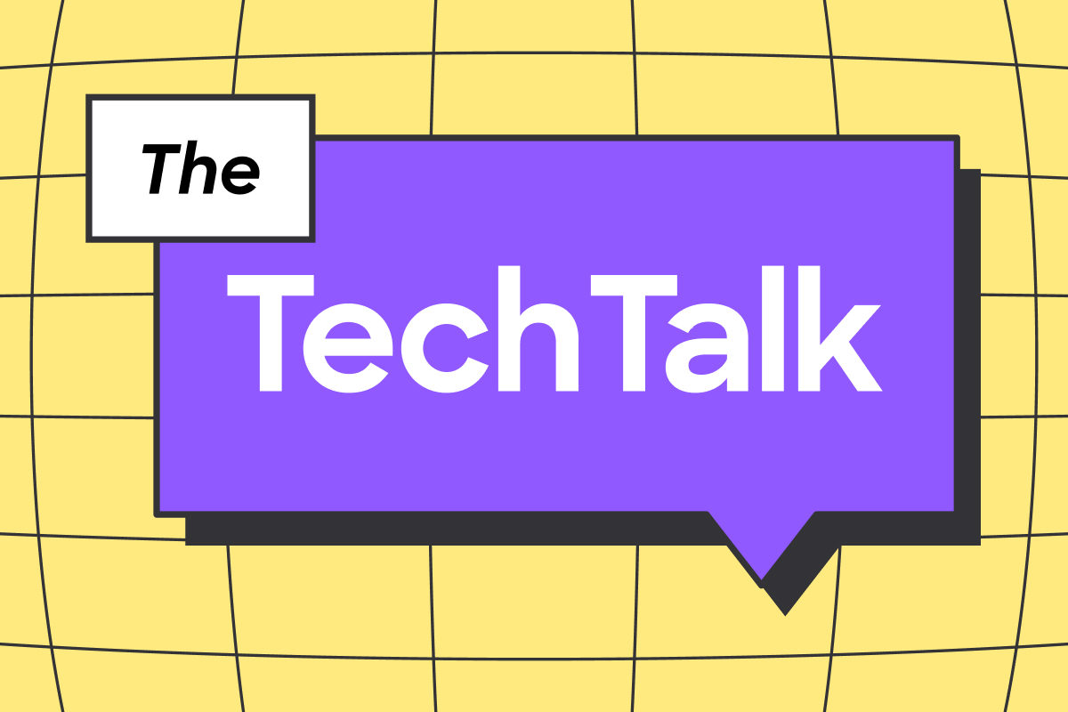 An illustration reads: The Tech Talk