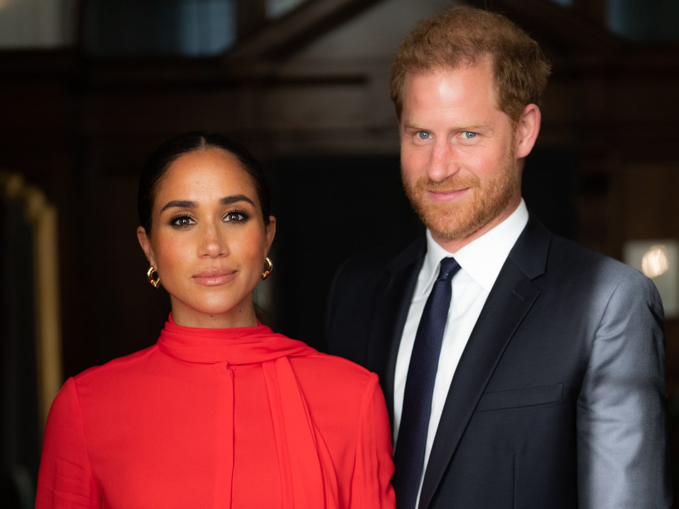 Image may contain Prince Harry Duke of Sussex Tie Accessories Accessory Meghan Duchess of Sussex Suit and Coat