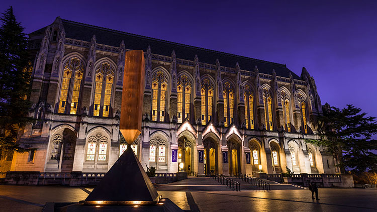 Suzzallo Library Night Shots with pixelsticks