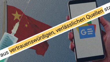 Nicht alle Quellen bei Google News sind verlässlich