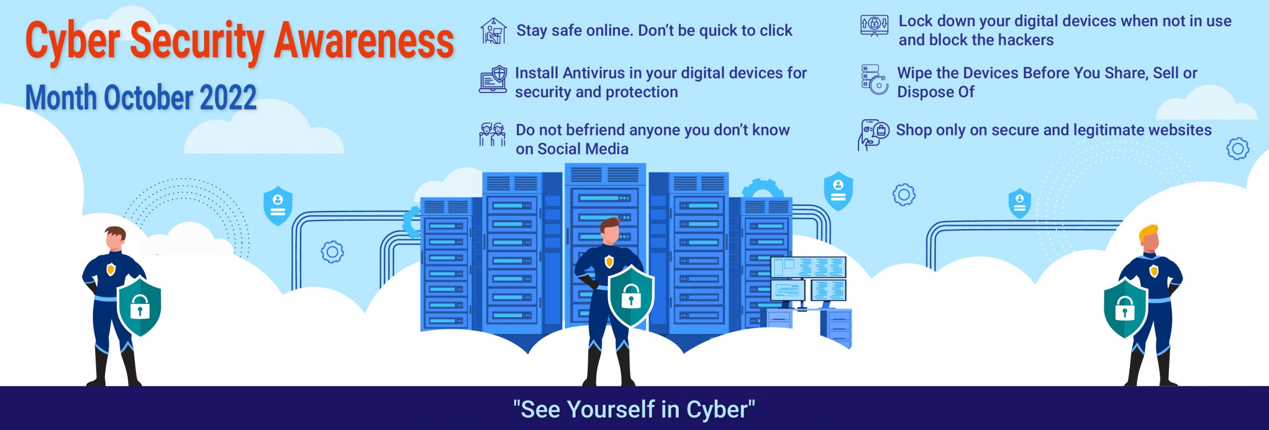 Image of Cyber Security Awareness Month – October 2022