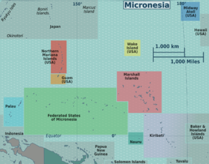 Teraina Washington Island is located in Micronesia