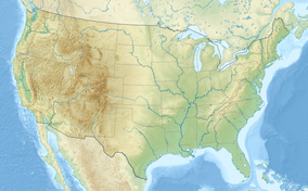 Map showing the location of San Bernardino National Forest