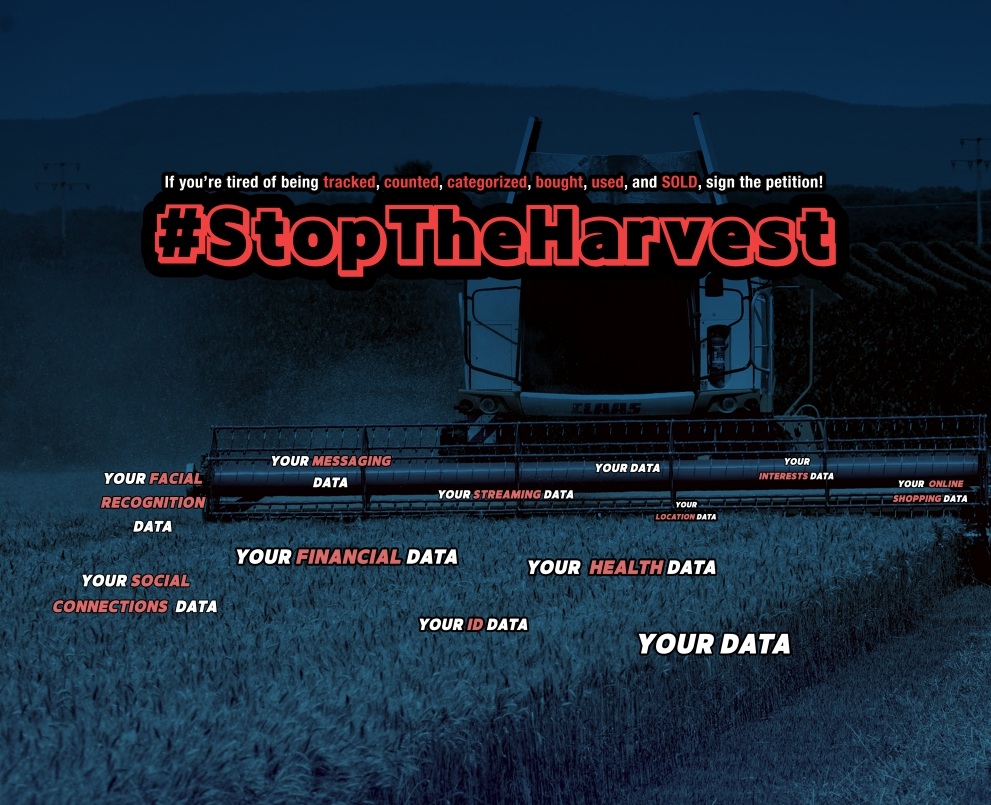 Stop the data harvest!