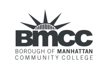 Borough of Manhattan Community College logo gray