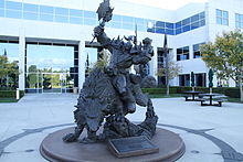 Blizzard Entertainment HQ statue.jpg