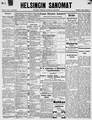 Image 24The front page of the Helsingin Sanomat ("Helsinki Times") on July 7, 1904 (from Newspaper)