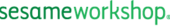 Green wording spelling out "sesameworkshop" in lower case letters