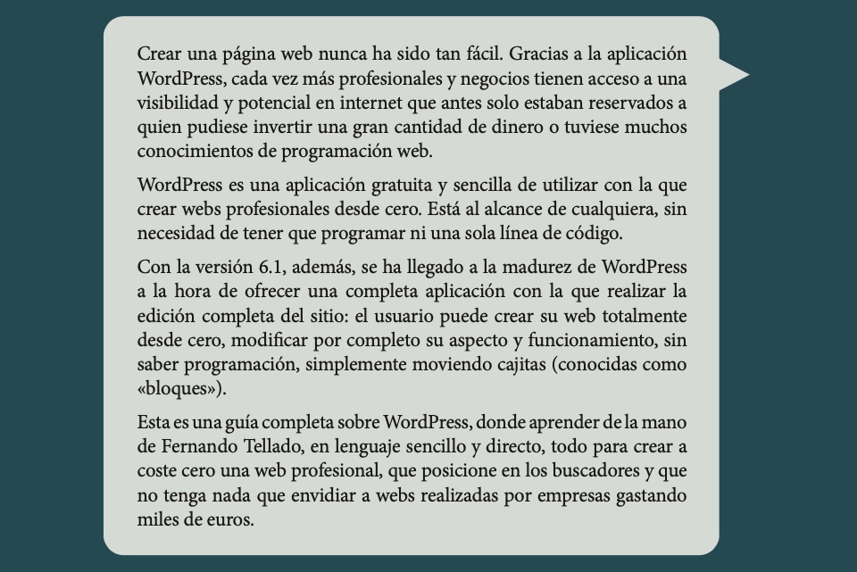 contraportada libro wordpress 6 fernando tellado