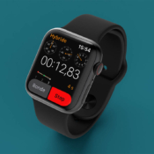 Apple Watch stopwatch hybride