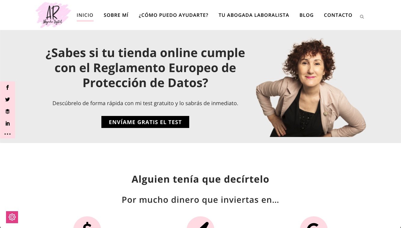 Aída Rúiz- Experta en legislación online y RGPD