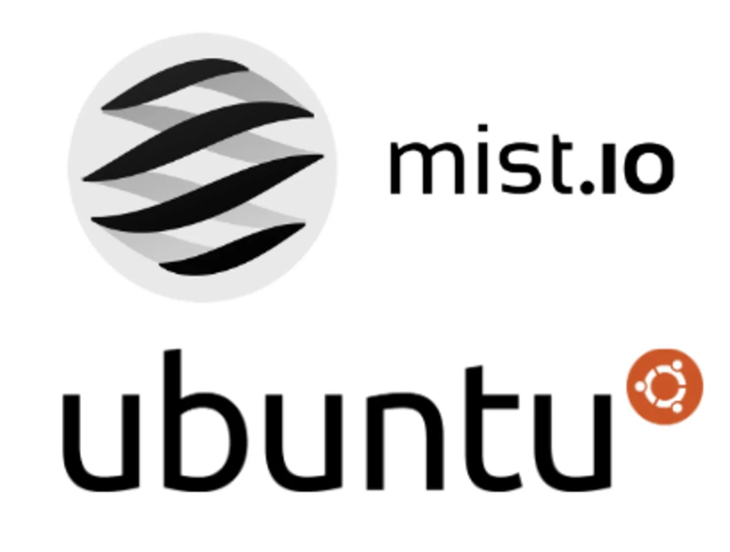 Mist and ubuntu logos